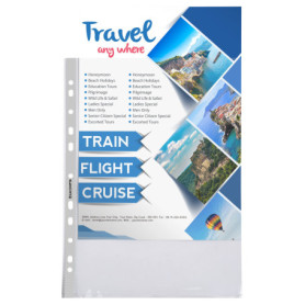 Pochettes Perforées A4 Exacompta - Sachet de 100 Ultra Épaisses