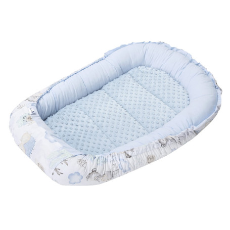 Réducteur de Lit Bébé Cocon 100% Coton Minky - Cerf et Hérisson