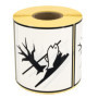 Lot de 500 étiquettes de marchandises dangereuses 100 x 100 mm - MD Labels