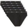Slip Homme Dim en Coton Stretch - Confort Optimal, Lot de 6, Noir, 3XL