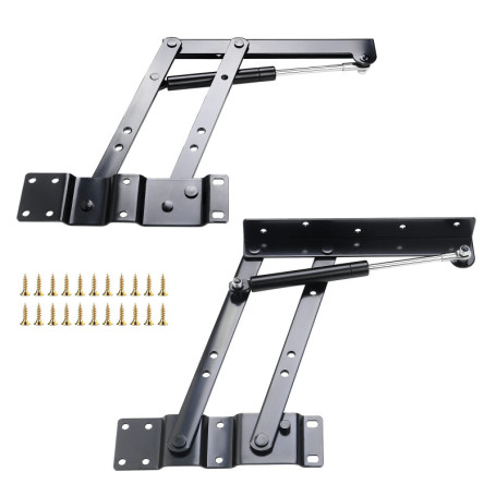 Paire de Charnières à Ressort pour Table Basse - Mécanisme de Levage Pratique