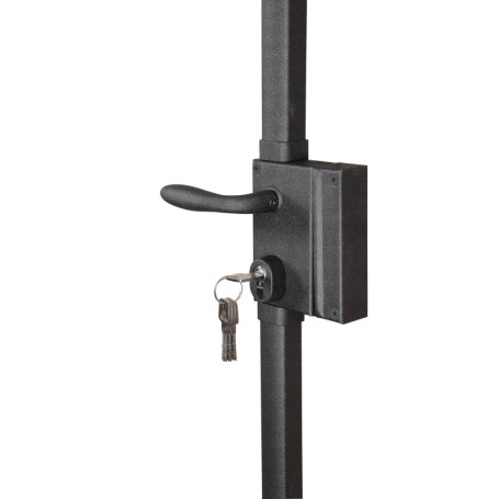 Serrure en Applique Multipoints Bricard Astral Anthracite avec 5 Clés