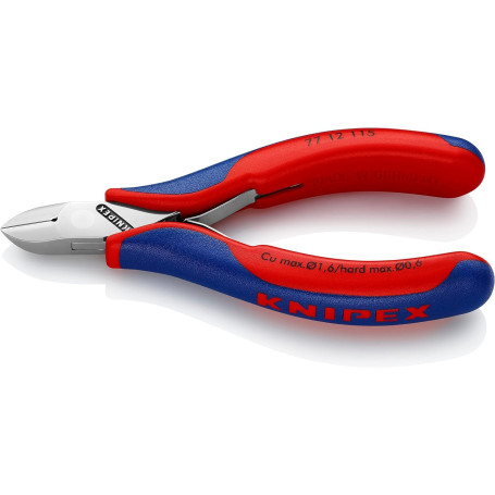 Pince coupante Knipex pour électronique - 115 mm, ergonomique et précise