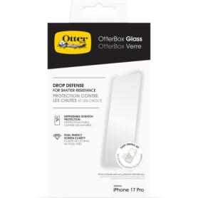 OtterBox Protecteur d'Écran en Verre Trempé pour iPhone 17 Pro - Protection 9H