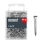 Pointes à tête ronde galvanisées HELPMATE 1,4x13 mm - 50 pièces pour bricolage