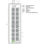 Switch Industriel WAGO 852-1106 avec 16 Ports Ethernet 10/100/1000 Mbps