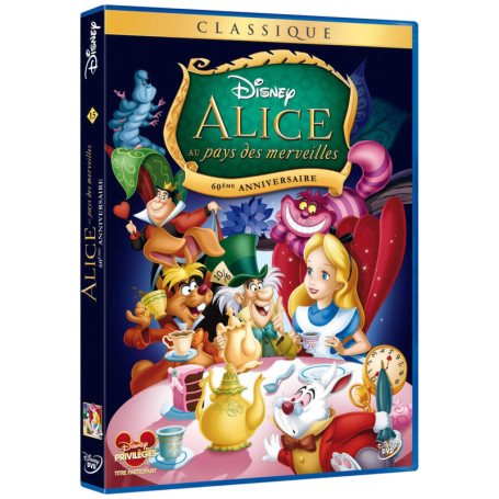 Alice au Pays des Merveilles - Édition 60ème Anniversaire en DVD