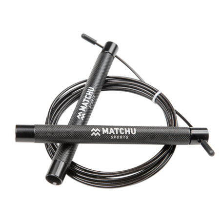Corde à Sauter de Vitesse MATCHU - Poignées en Aluminium pour Cross-Training