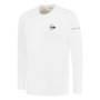 Maillot de Tennis DUNLOP Essentials à Manches Longues - Blanc/Noir
