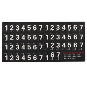 Autocollants de Clavier Piano Futheda pour Débutants - 54/61 Touches