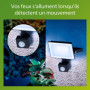 Projecteur Extérieur Philips Lois 20W avec Détecteur de Mouvement - Noir