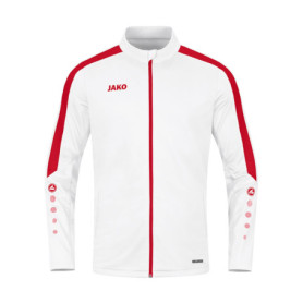 Veste JAKO Power en Polyester Mixte Blanc Rouge