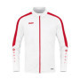 Veste JAKO Power en Polyester Mixte Blanc Rouge