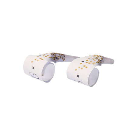 Sifflets en Foil Multicolores pour Fêtes Amscan