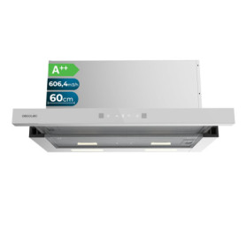Hotte Aspirante Télescopique Cecotec Bolero Flux TLT 605501 - Verre Blanc A++ 60 cm