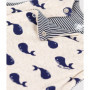 Gilet Réversible Bébé Baleines en Coton - Petit Bateau