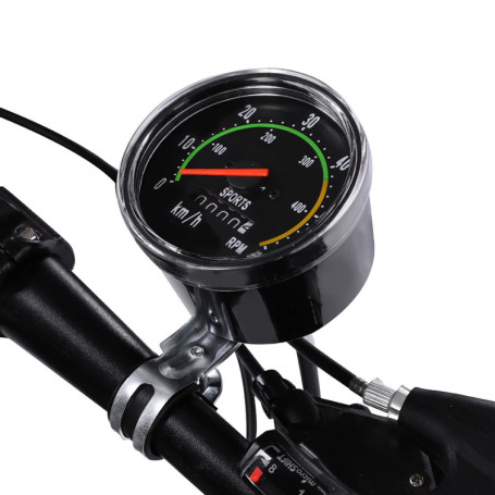 Compteur de Vitesse Mécanique pour Vélo en Alliage d'Aluminium