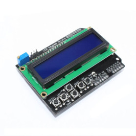 Écran LCD 1602 avec Clavier pour Arduino UNO R3 et Mega - ElectroWorldFR