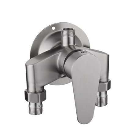 Robinet de Douche Exposé en Acier Inoxydable Shuiltad avec Interrupteur de Température