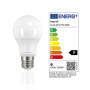 Pack de 4 Ampoules LED E27 8.8W 2700K - Économie d'Énergie