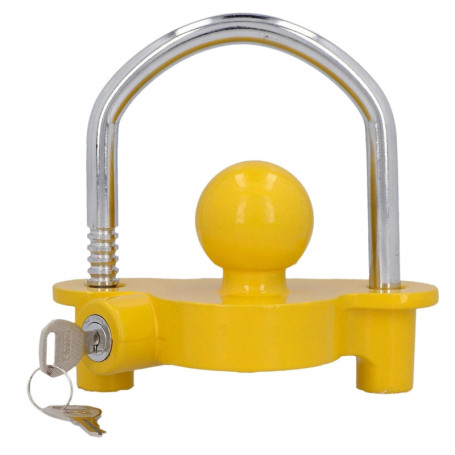 Antivol de Remorque Rebadis avec Serrure à Clé - Protection Sécurisée pour Attelage