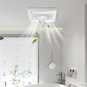 Aigostar Extracteur d'Air Silencieux 100 mm pour Salle de Bain et Cuisine