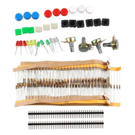 Kit Composants Électroniques HALJIA pour Arduino avec Interrupteurs et LED