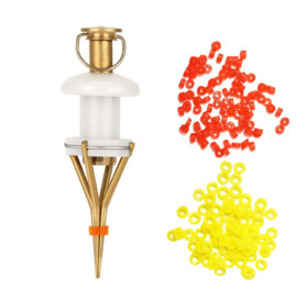 Outil d'Attache Milepetus pour Pêche à la Carpe avec 200 Élastiques