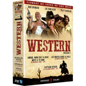 Coffret DVD Western : Amigo, Les Brutes et Captain Apache