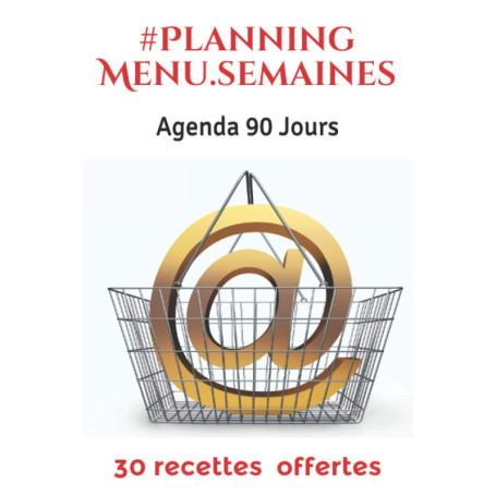Agenda de Planification de Menus sur 90 Jours avec Recettes Incluses