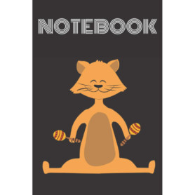 Carnet amusant avec chat jouant des maracas - Cadeau idéal pour les amoureux des chats