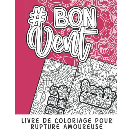Bon Vent : Livre de Coloriage Humoristique pour Oublier Son Ex