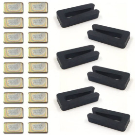 Kit d'Équilibrage pour Ventilateur de Plafond Haohai - 6 Clips et 18 Poids Métalliques