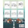 Livre de Coloriage Monster Trucks pour Enfants de 4 à 8 Ans