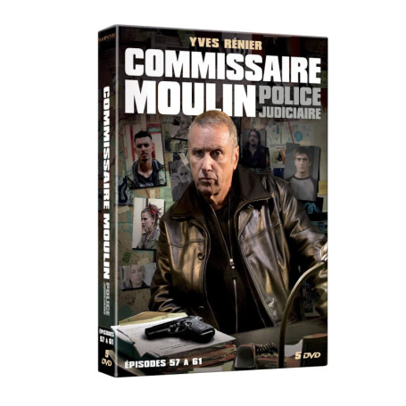 Coffret DVD Commissaire Moulin - Épisodes 57 à 61 - Édition Officielle