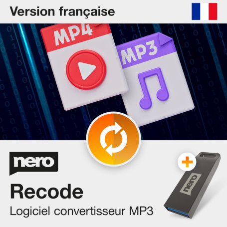 Nero Logiciel de Conversion MP3 sur Clé USB - Convertisseur Vidéo et Audio