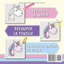 Livre de Coloriage et Poinçonnage Licornes pour Enfants