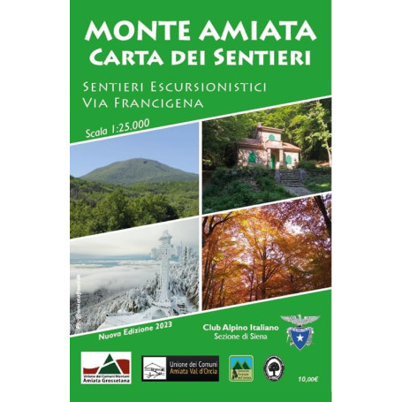 Carte des Sentiers du Monte Amiata - Édition 2023