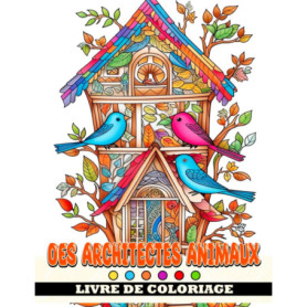 Livre de coloriage des maisons des animaux pour enfants curieux