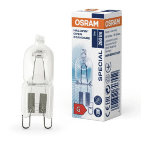 Ampoule Halogène Osram Halopin 25W G9 pour Four - Blanc Chaud 2700K