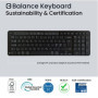 Contour RollerMouse Red Plus avec Clavier Ergonomique Balance PN sans Fil