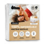 Protège Matelas Imperméable 100x200 cm - Alèse Hypoallergénique en Coton