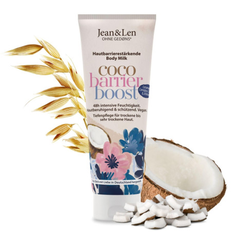 Lait Corporel Hydratant Coco & Céramides - Jean & Len, 250 ml