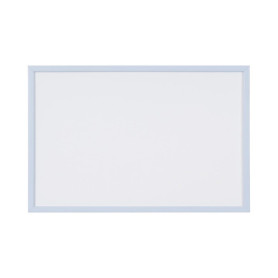Tableau Blanc Effaçable à Sec Bi-Office Cadre Pastel 80x60cm