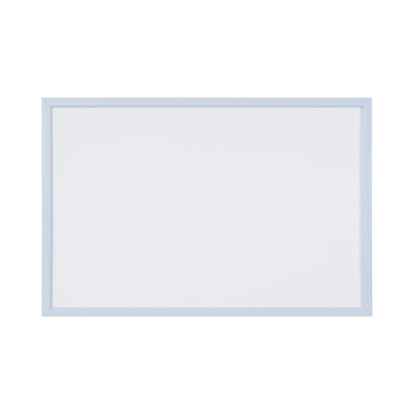 Tableau Blanc Effaçable à Sec Bi-Office Cadre Pastel 80x60cm