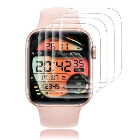 Protection Écran 3D Verre Trempé pour Apple Watch 7/8/9 41mm - Anti-Rayures et Sans Bulles