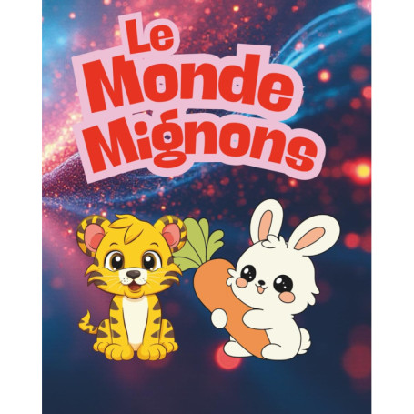 Le Monde Mignon : Livre de coloriage d'animaux adorables pour enfants