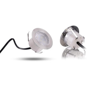 Spot LED Encastrable Extérieur YZGWZLD - Mini Lampe Blanche IP67 pour Terrasse et Piscine