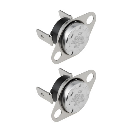 Lot de 2 Thermostats KSD303 pour Sèche-linge LT Easiyl