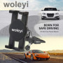Support Tablette Voiture Fente CD Rotatif 360° - woleyi